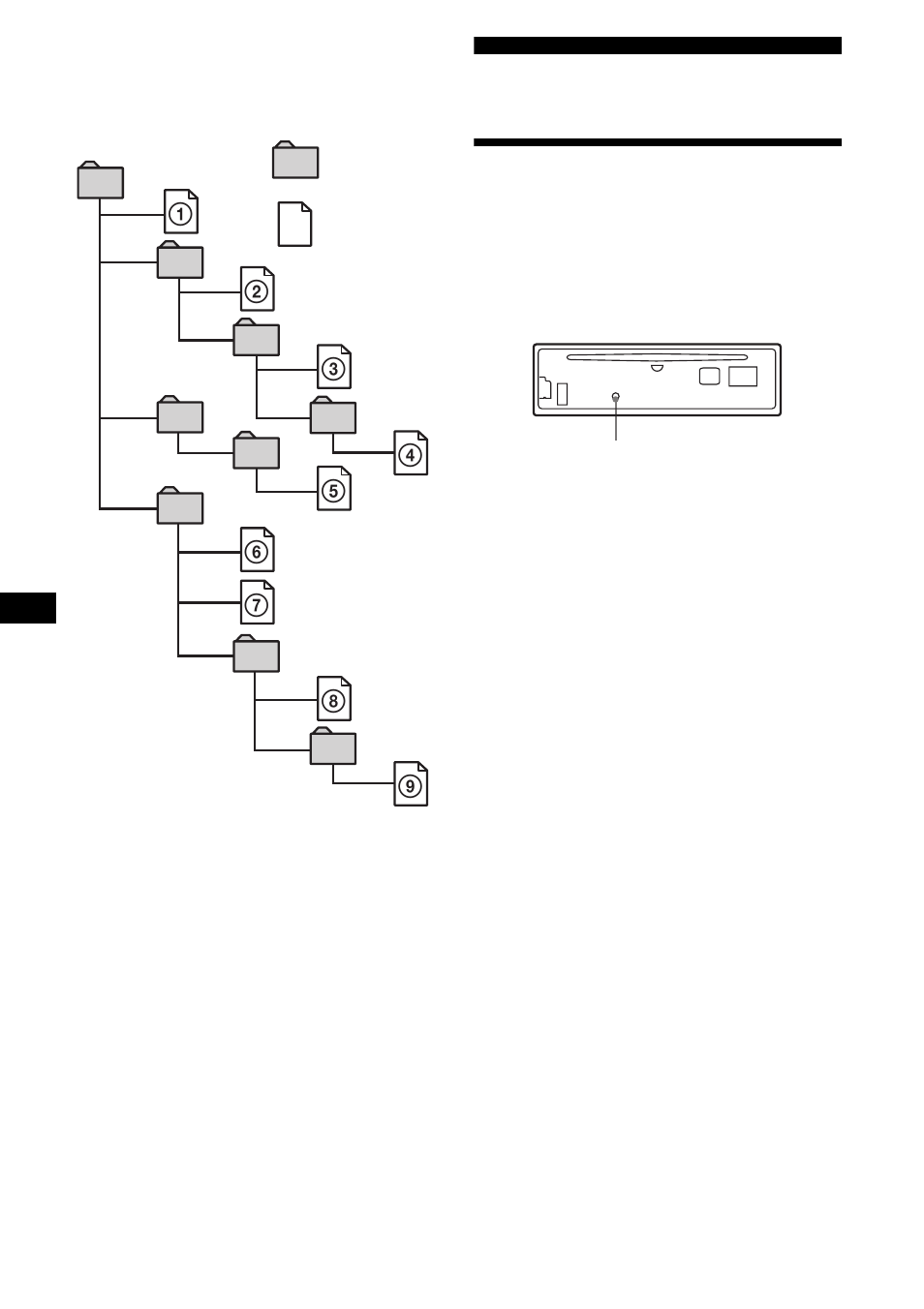 Procedimientos iniciales, Restauración de la unidad | Sony CDX-F7705X User Manual | Page 74 / 100