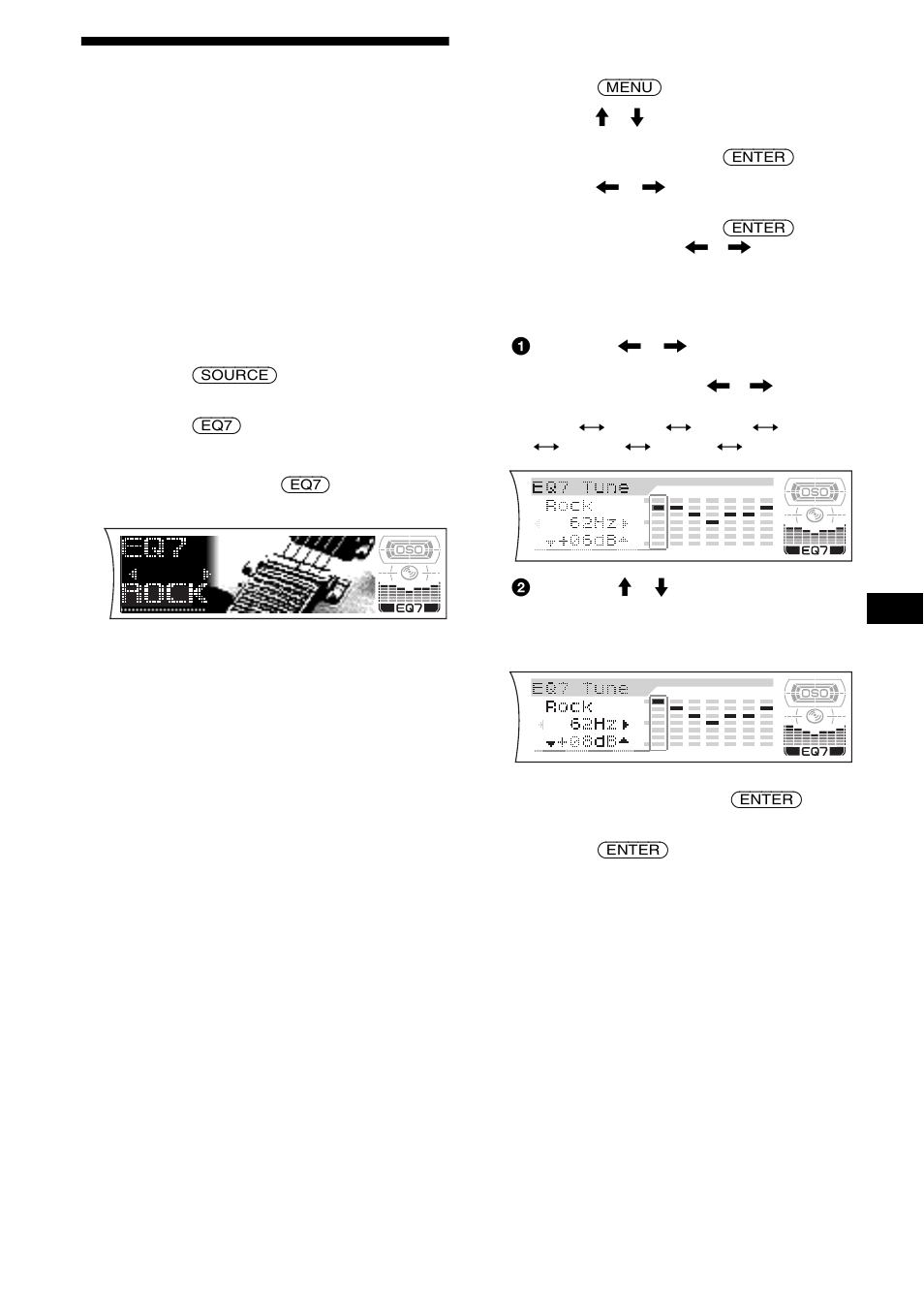 Configuración del ecualizador (eq7), 25 configuración del ecualizador (eq7) | Sony CDX-F7705X User Manual | Page 89 / 100