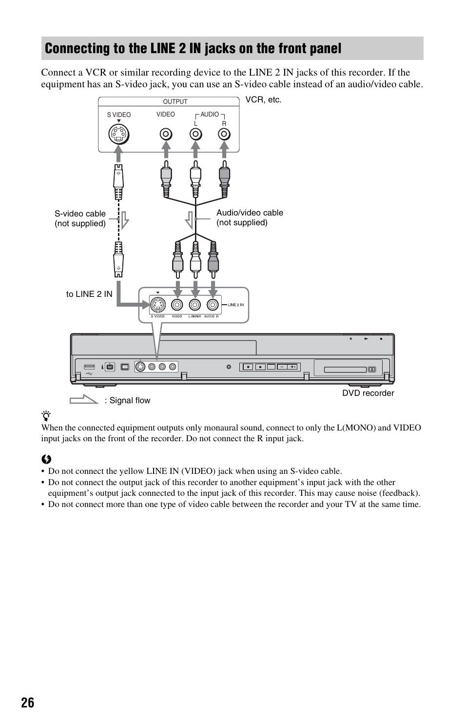 Sony RDR-DC205 User Manual | Page 26 / 120