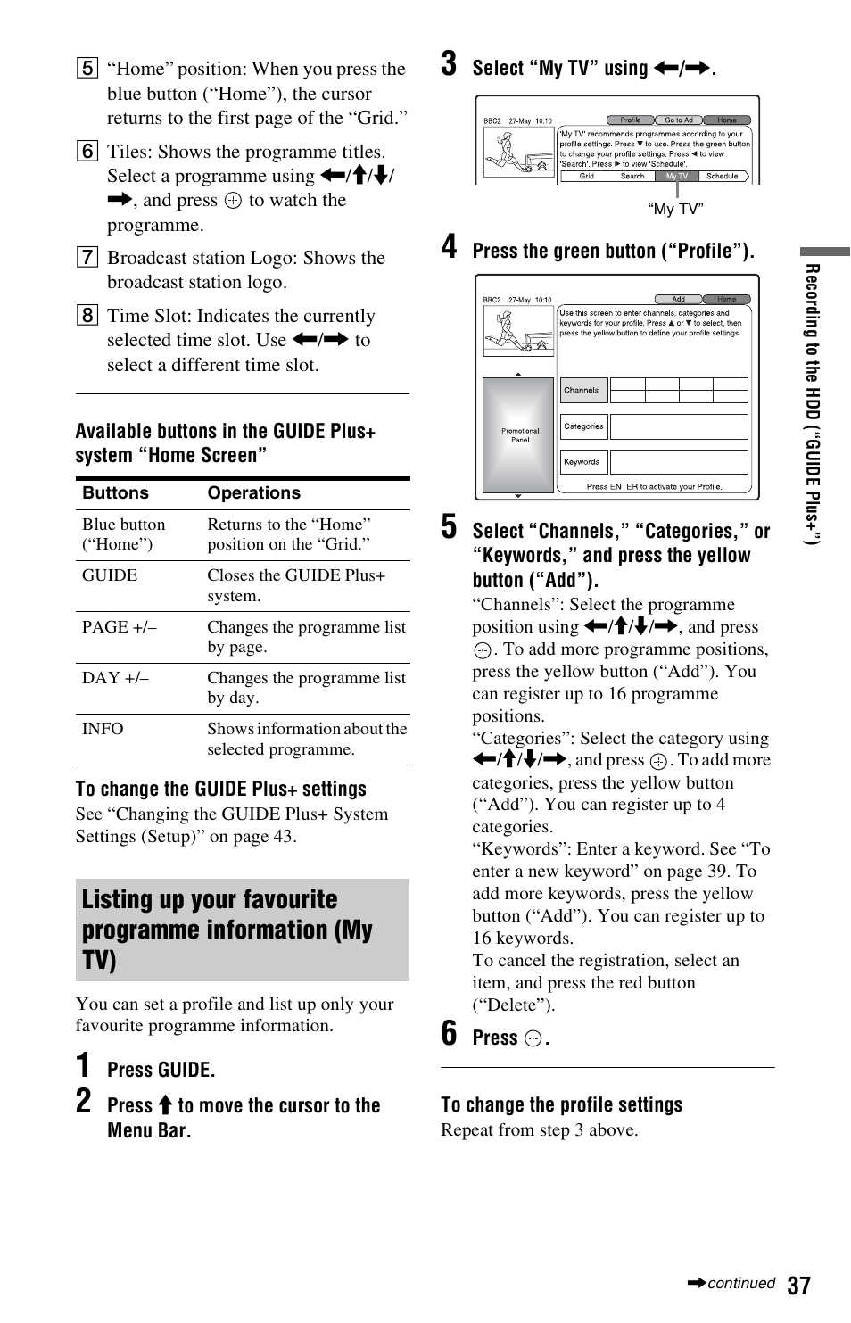 Sony RDR-DC205 User Manual | Page 37 / 120