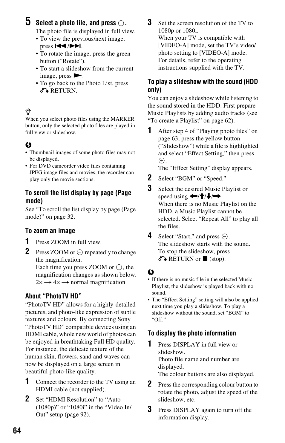 Sony RDR-DC205 User Manual | Page 64 / 120