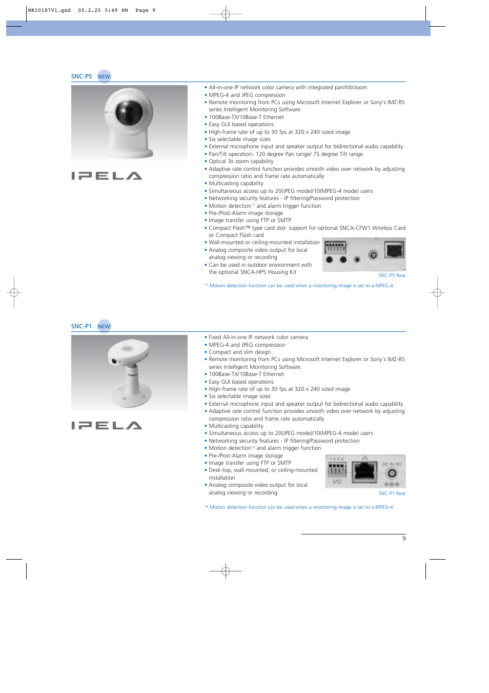 Sony NTSC/PAL User Manual | Page 10 / 44