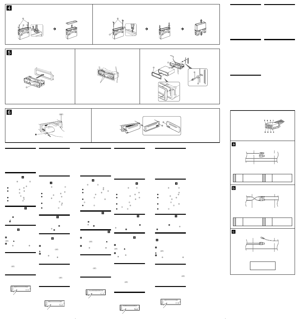 23 a b | Sony Compact Disc Player CDX-S2000C User Manual | Page 2 / 2
