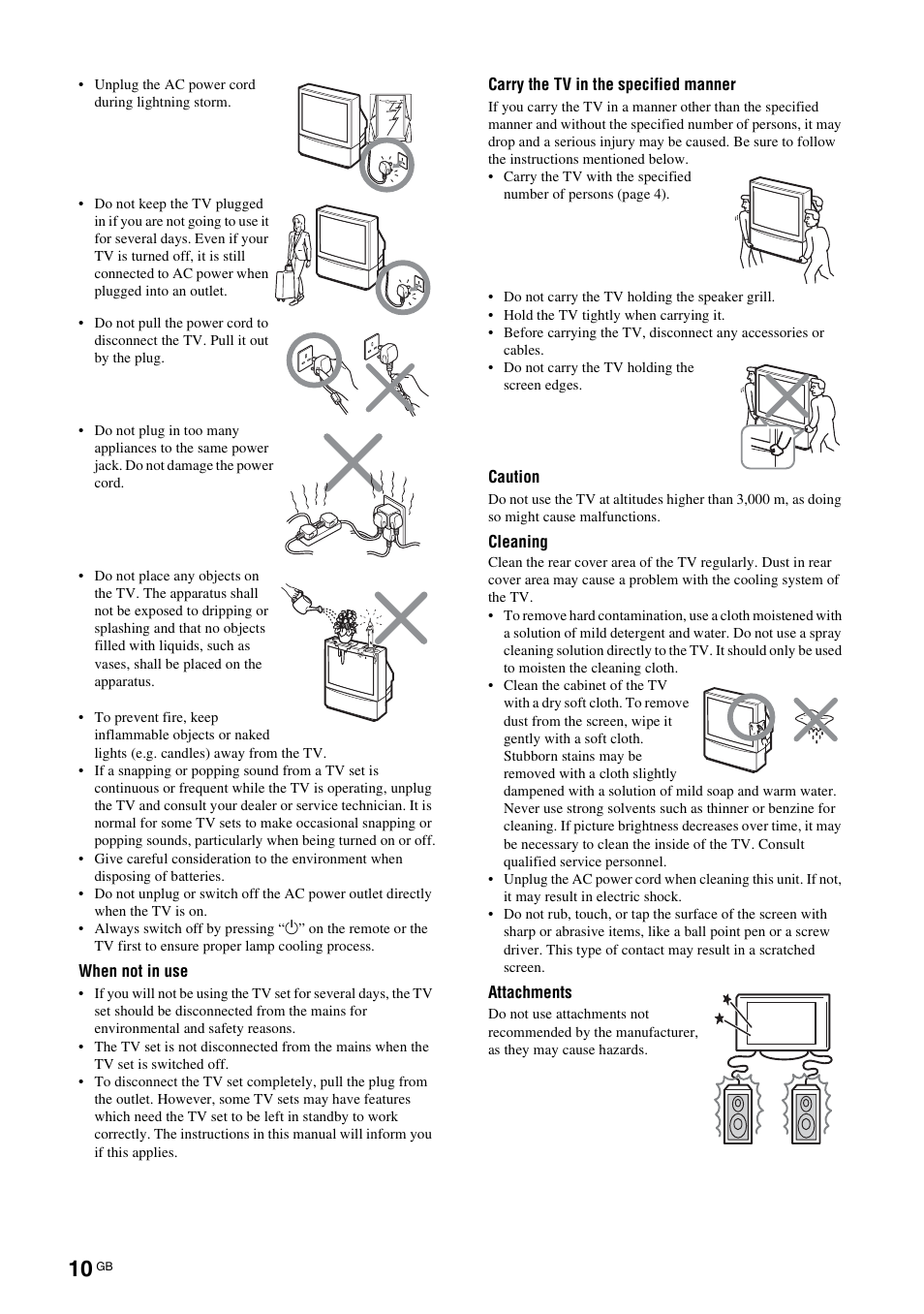 Sony BRAVIA KS-60R200A User Manual | Page 10 / 48