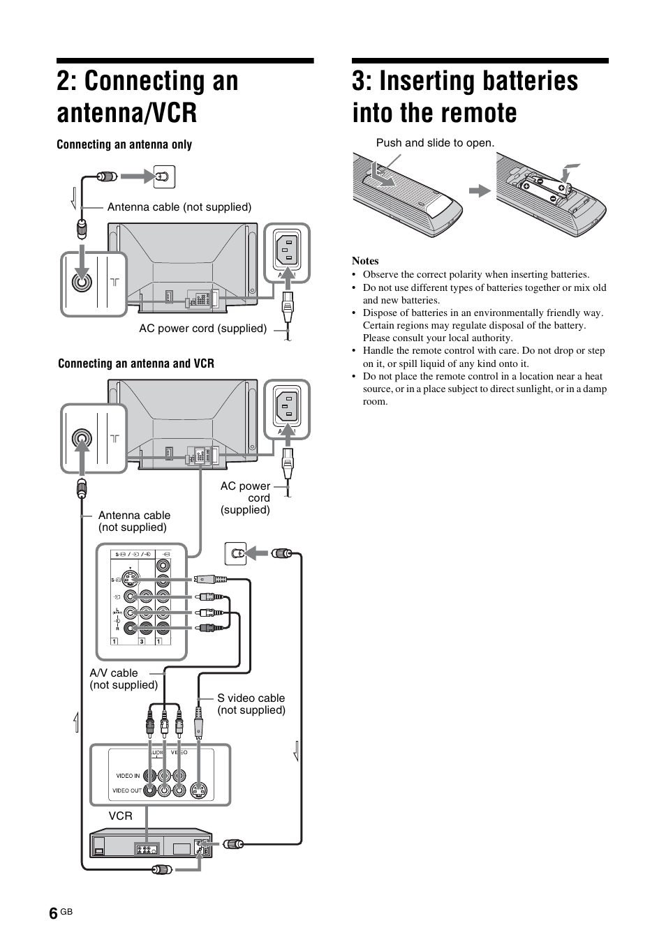 Sony BRAVIA KS-60R200A User Manual | Page 6 / 48