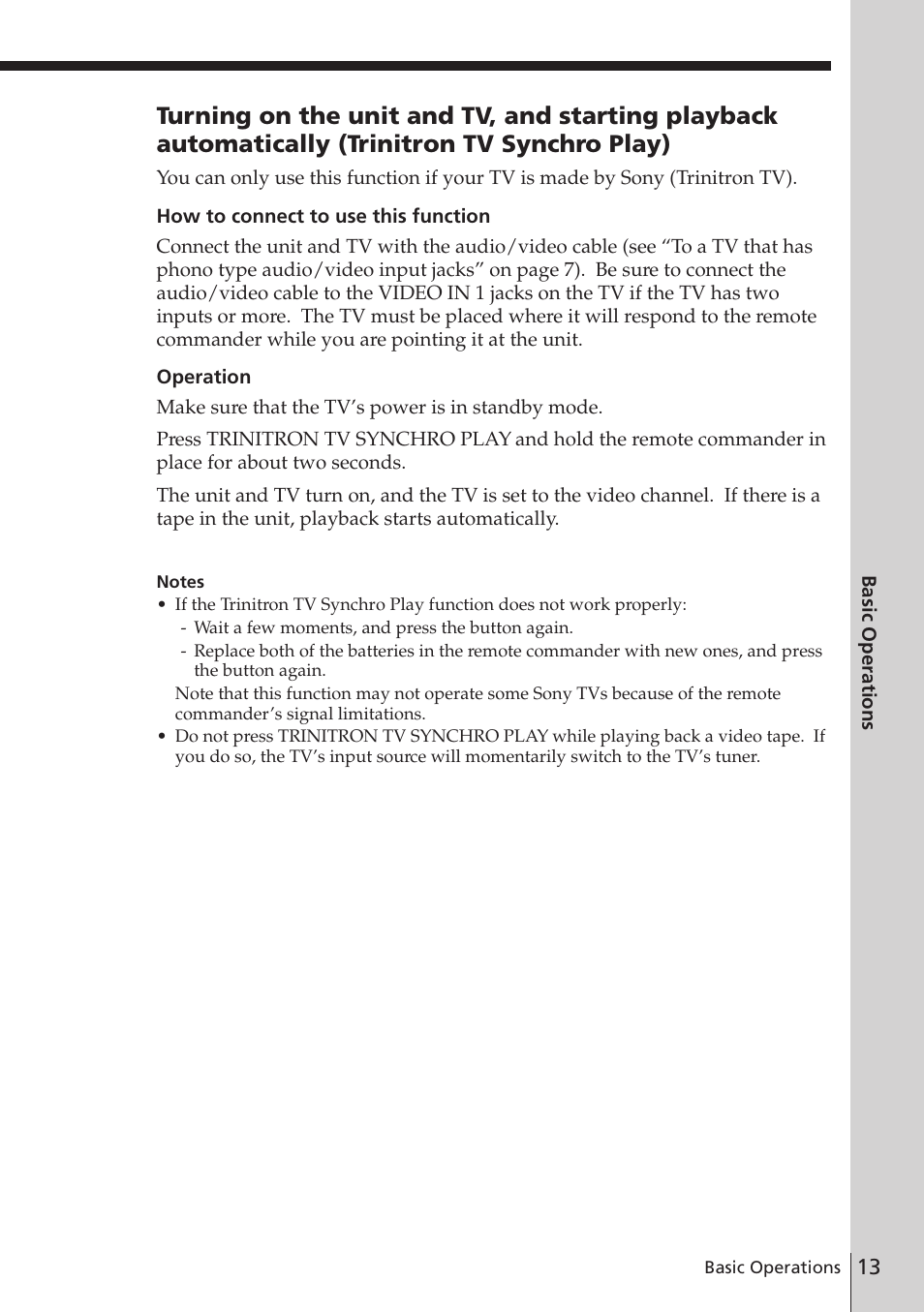 Sony SLV-XF247PS User Manual | Page 13 / 28