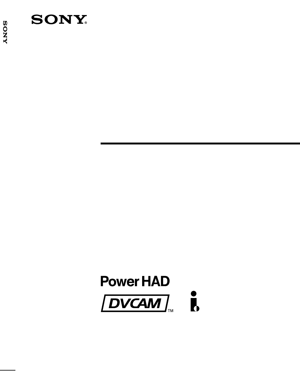 Sony 500WSPL User Manual | 144 pages