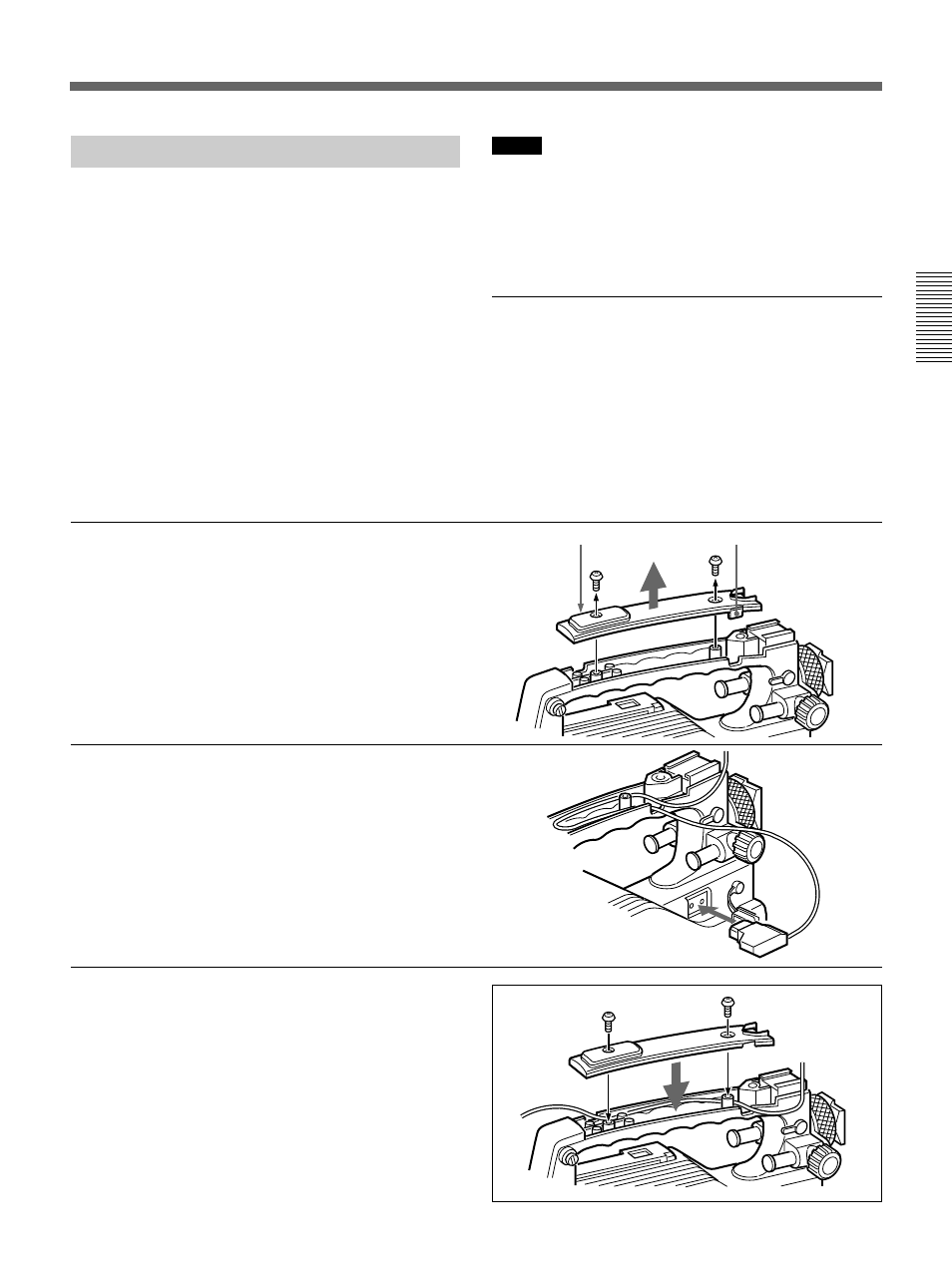 Using a video light | Sony 500WSPL User Manual | Page 37 / 144