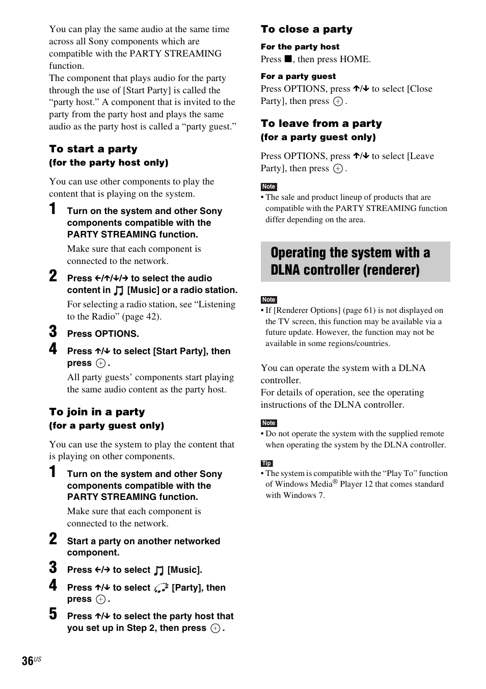 Sony BDV-T57 User Manual | Page 36 / 84