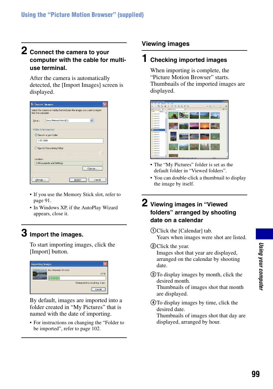 Sony Cyber-shot DSC-H9 User Manual | Page 99 / 137