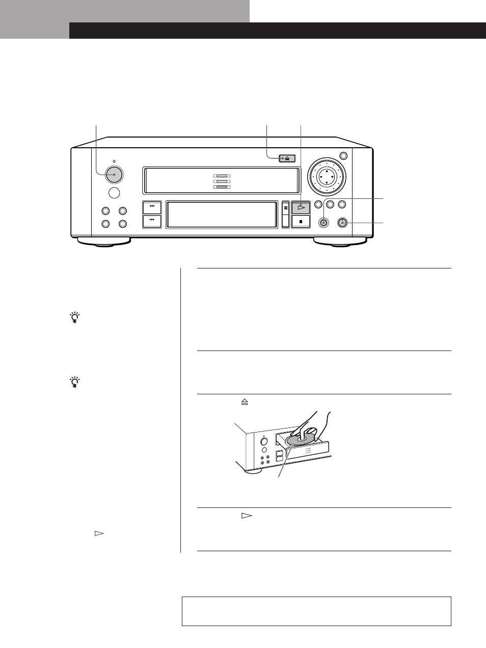 Playing a cd/video cd | Sony DVP-M35 User Manual | Page 14 / 50