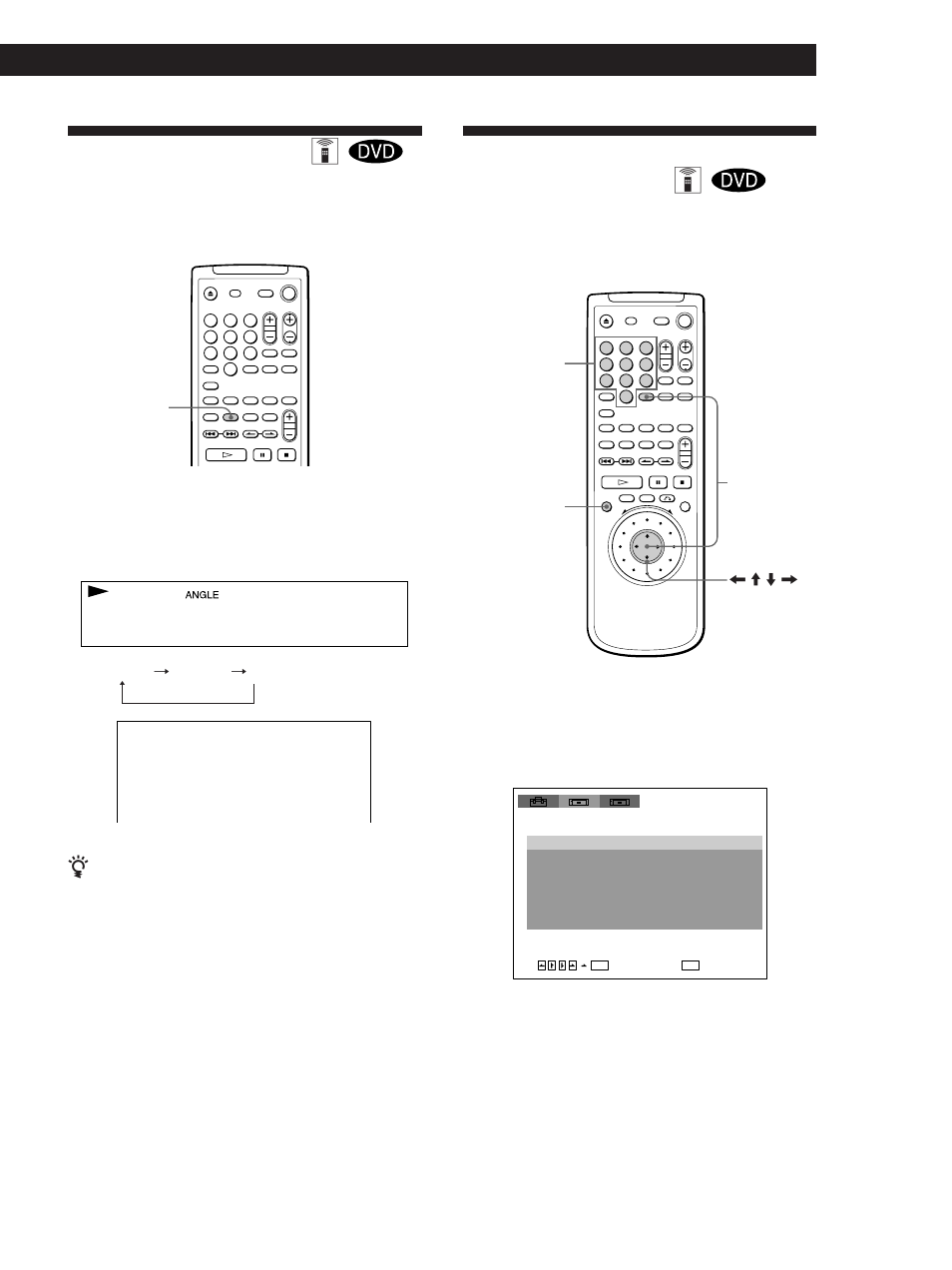 Changing the angles z, Limiting playback by children (parental control) z, Playing cds in various modes | Playing discs in various modes | Sony DVP-M35 User Manual | Page 29 / 50
