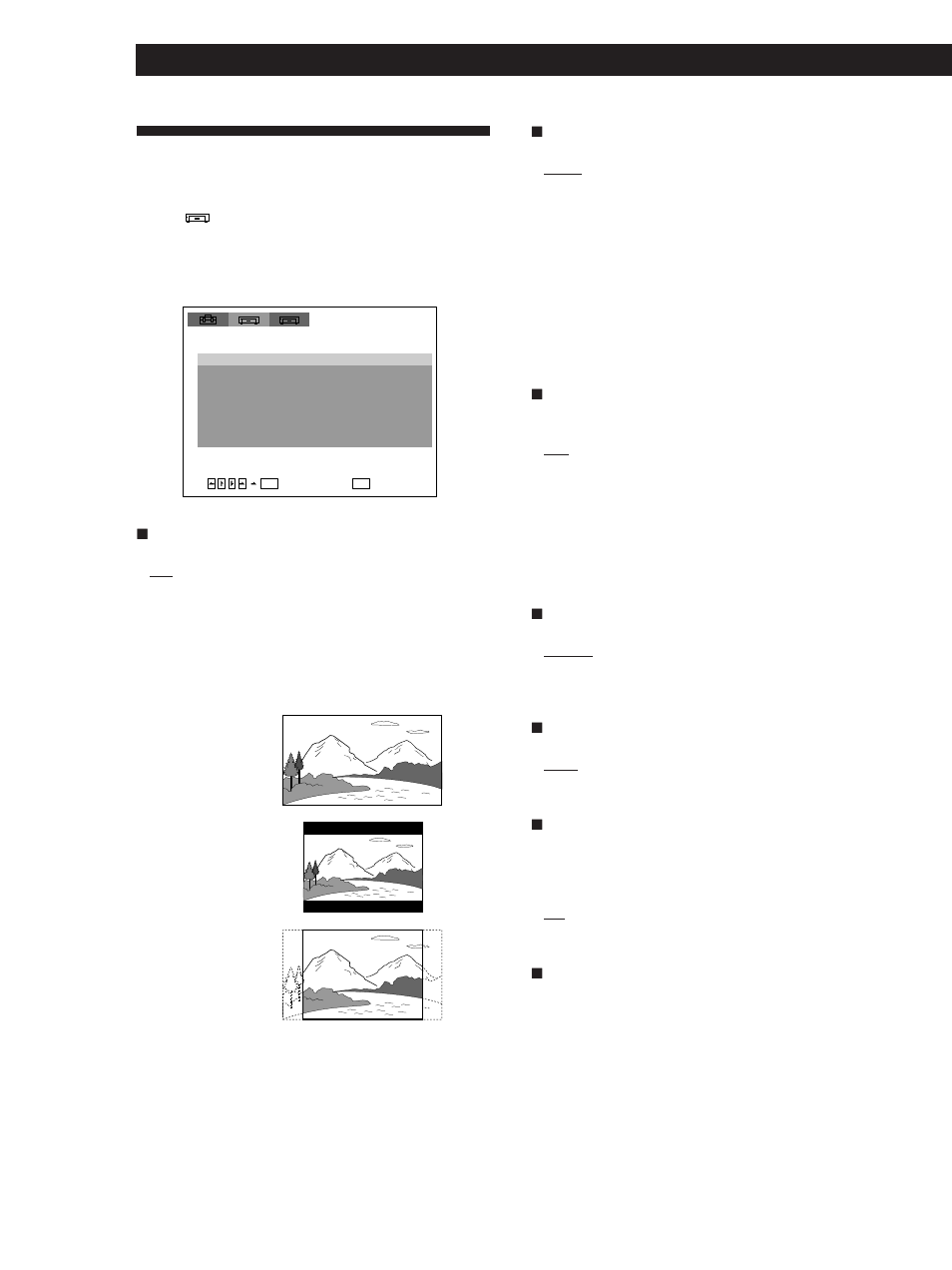 Settings for display (initial setup 1), Settings and adjustments | Sony DVP-M35 User Manual | Page 36 / 50