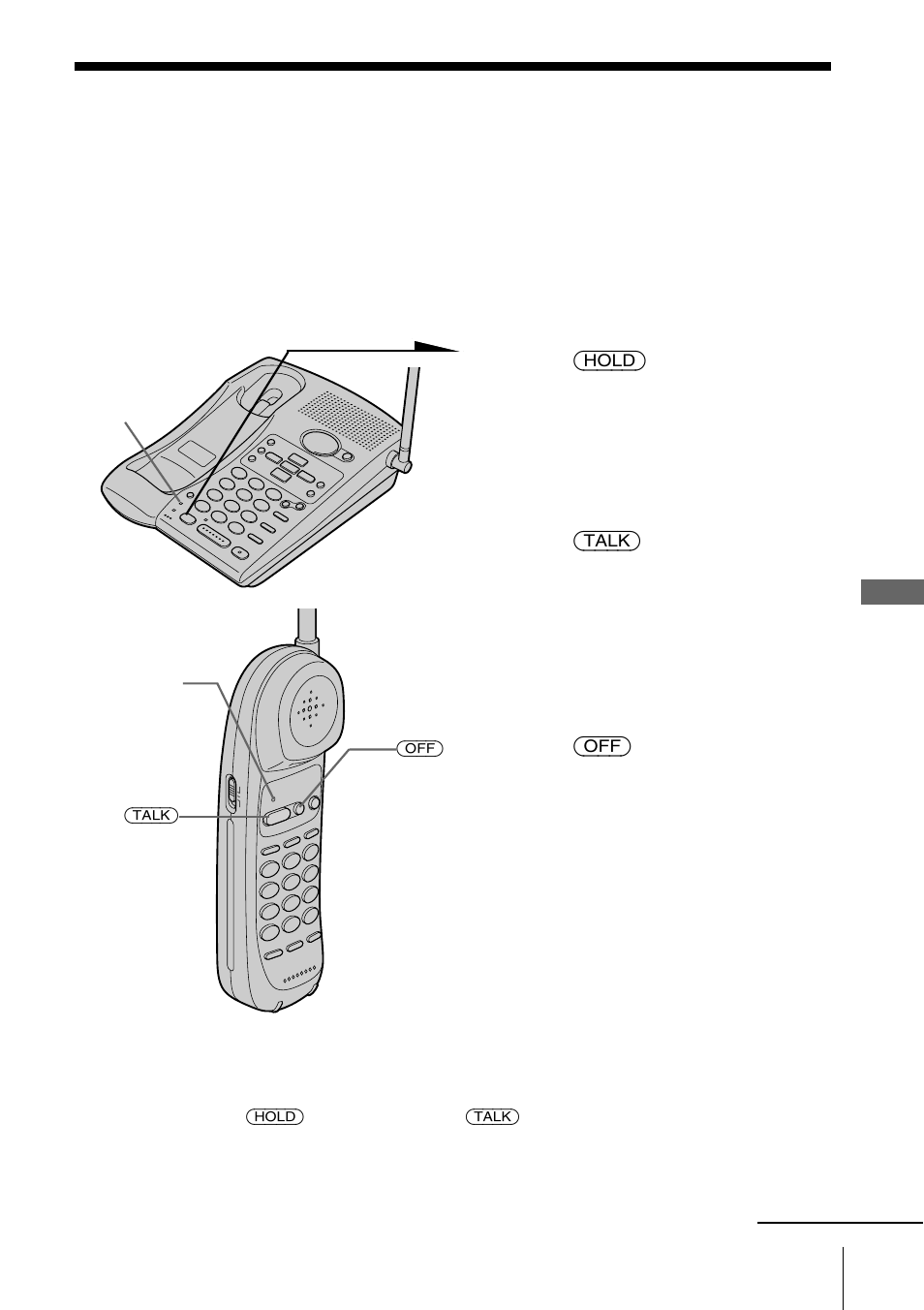 Switching the phones during a call, To switch from the base phone to the handset, Switching the phones during a | Call, To switch from the base, Phone to the handset | Sony SPP-A946 User Manual | Page 25 / 112