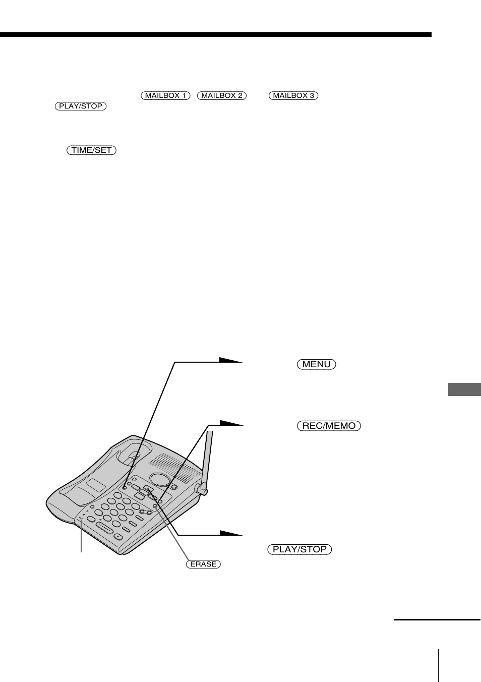 Recording the greeting | Sony SPP-A946 User Manual | Page 33 / 112