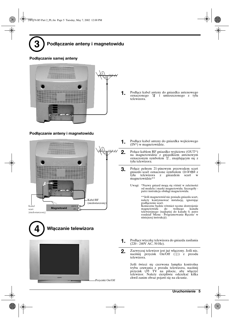 Sony WEGA KV-29FQ76 K User Manual | Page 103 / 148
