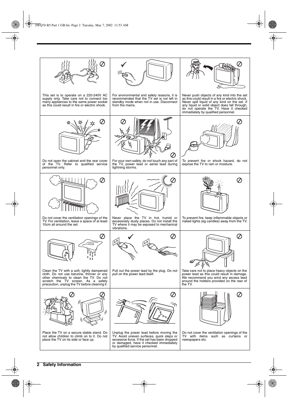 Sony WEGA KV-29FQ76 K User Manual | Page 52 / 148