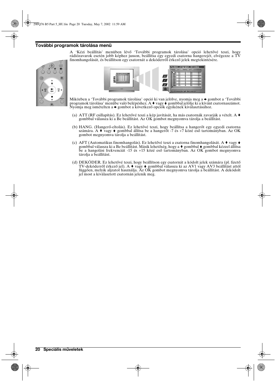 Sony WEGA KV-29FQ76 K User Manual | Page 94 / 148