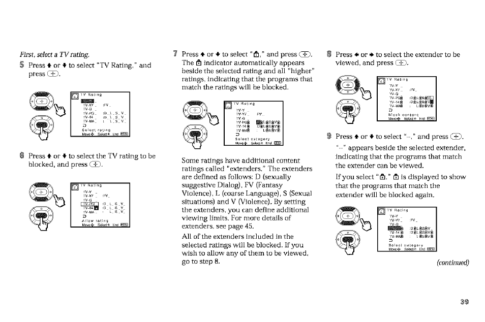 Spio«} i | Sony KP-61V90 User Manual | Page 43 / 58