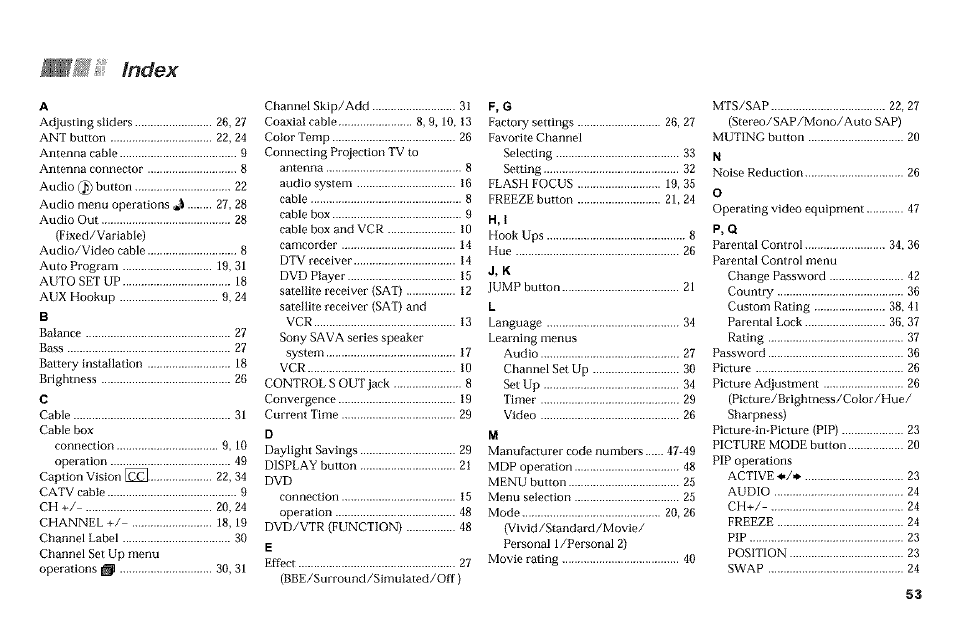 Sony KP-61V90 User Manual | Page 57 / 58