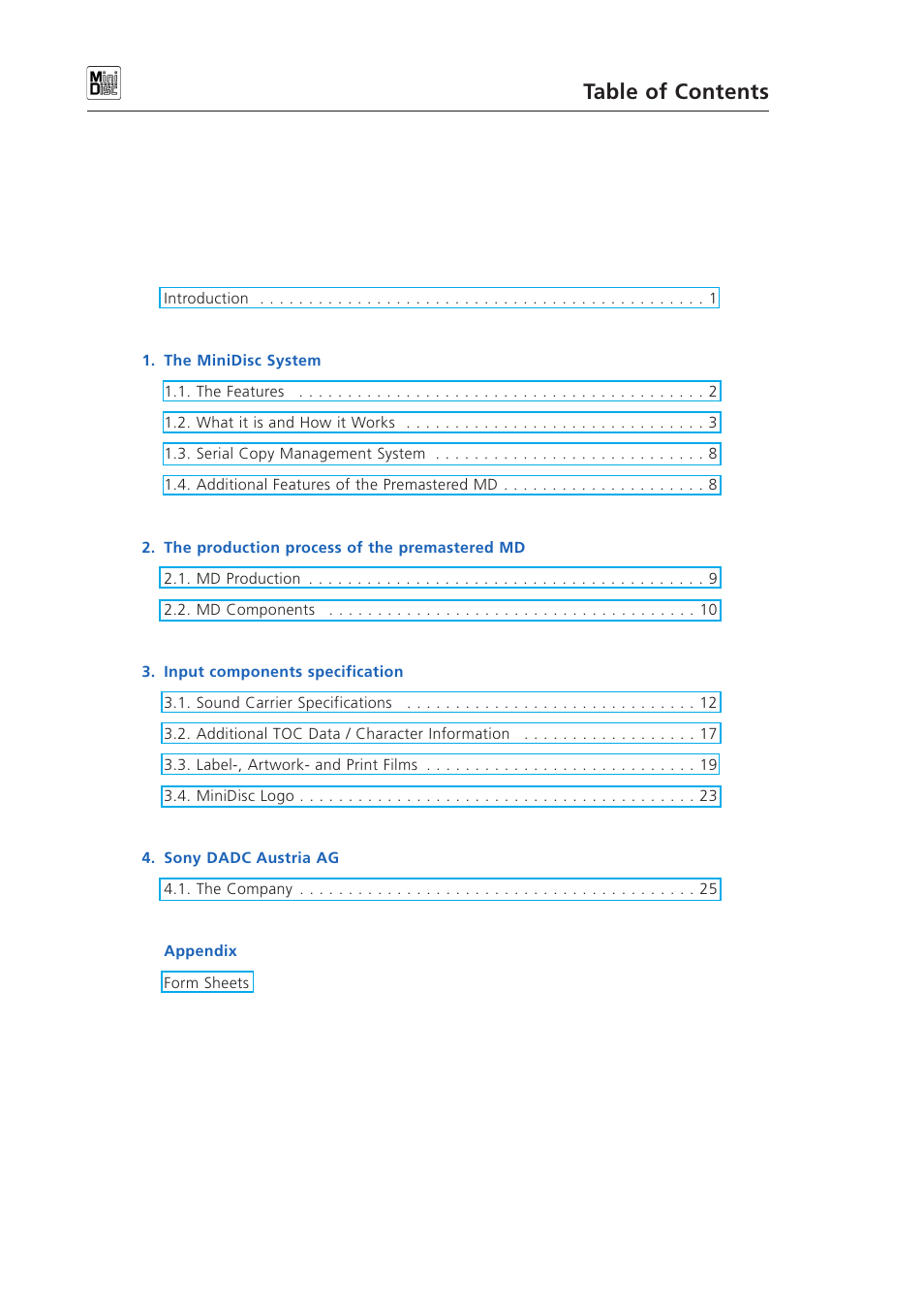 Sony MINIDISC User Manual | Page 2 / 30