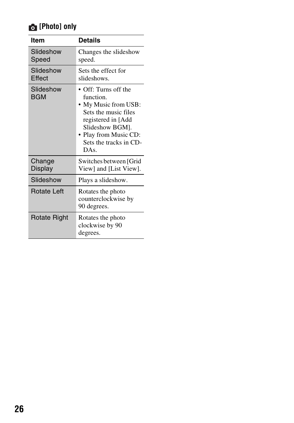 Sony BDP-S790 User Manual | Page 26 / 52