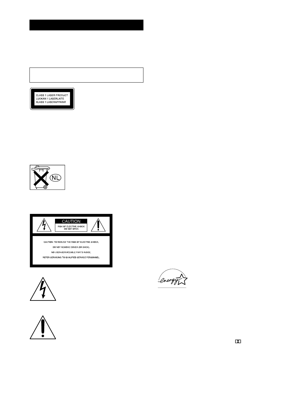 Warning | Sony LBT-XG500 User Manual | Page 2 / 32