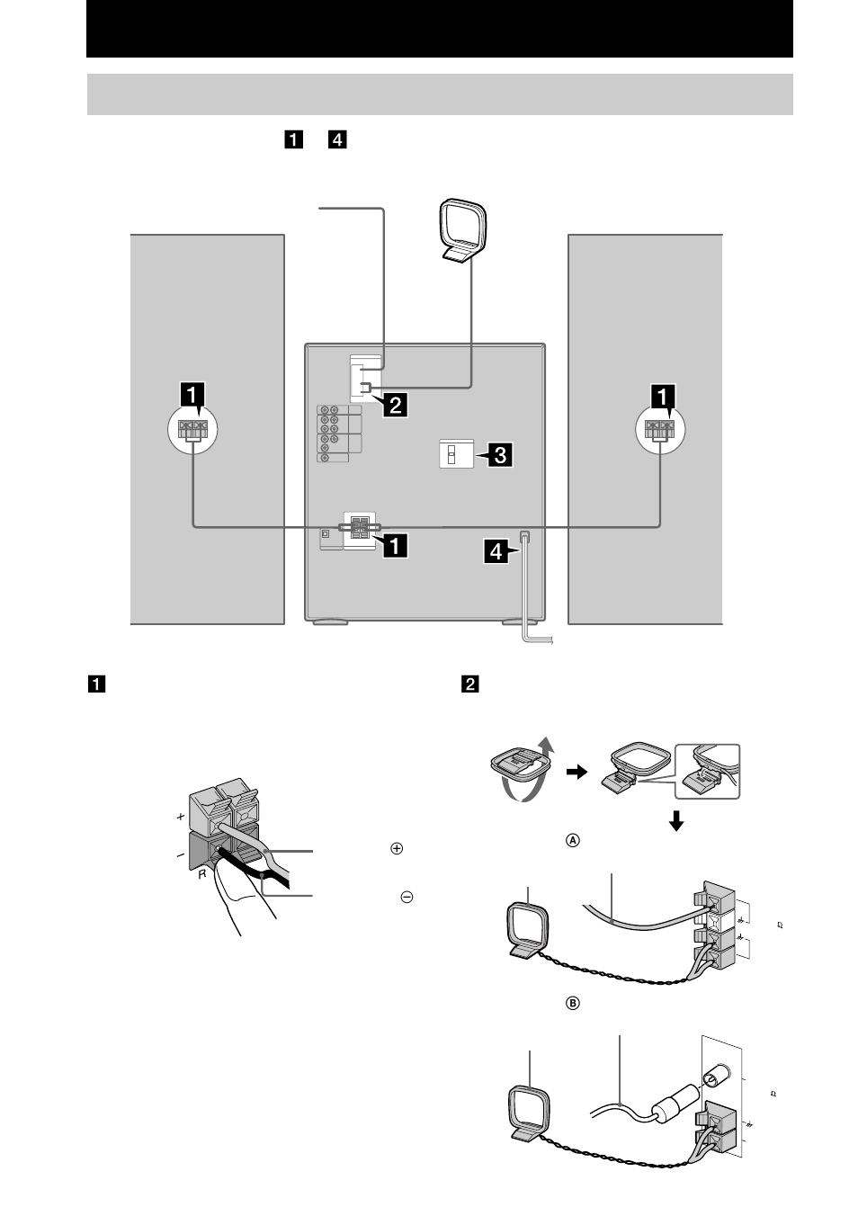 Hooking up the system, Getting started | Sony LBT-XG500 User Manual | Page 6 / 32