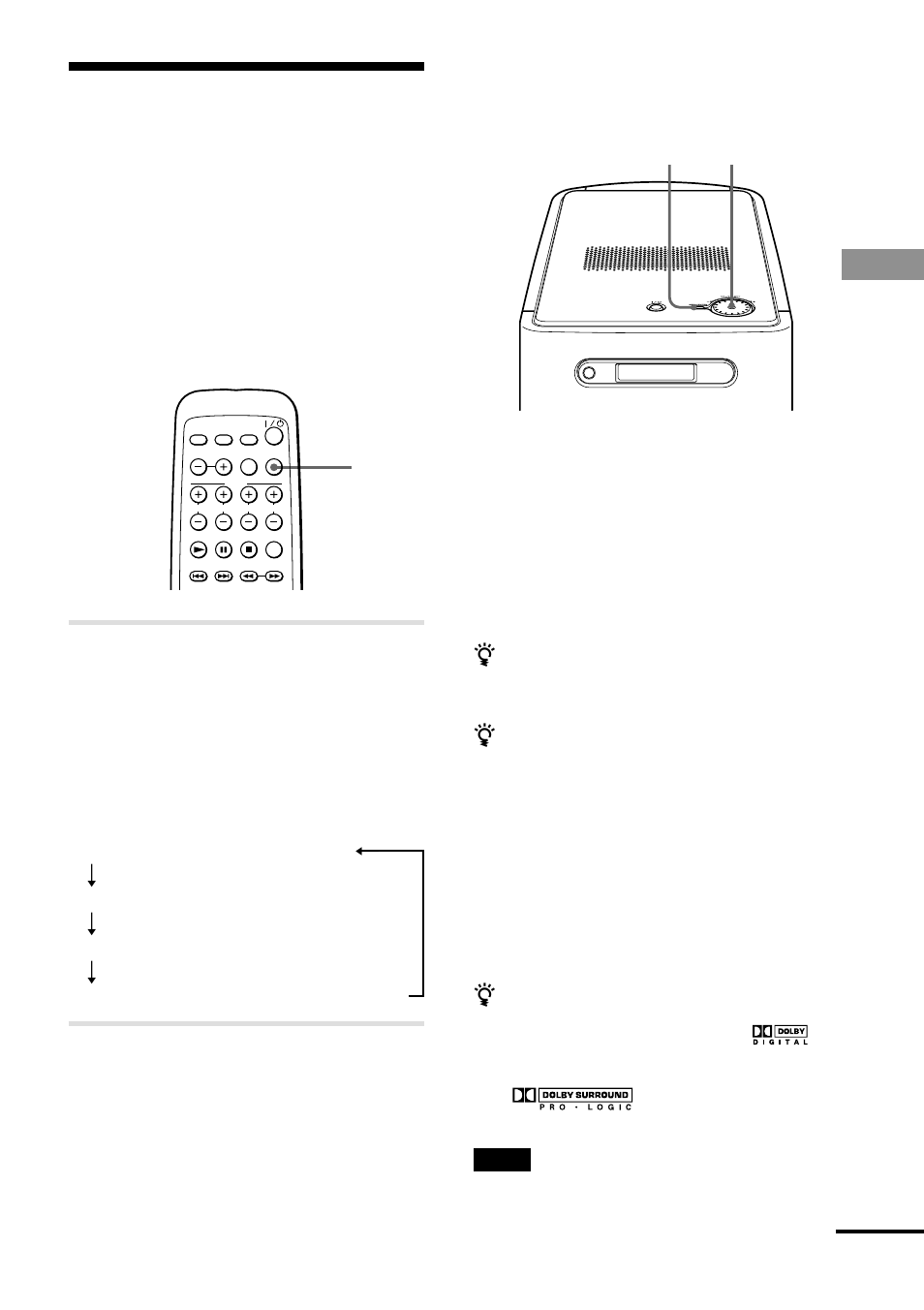 Selecting the sound field | Sony Model HT-BE1 User Manual | Page 17 / 28