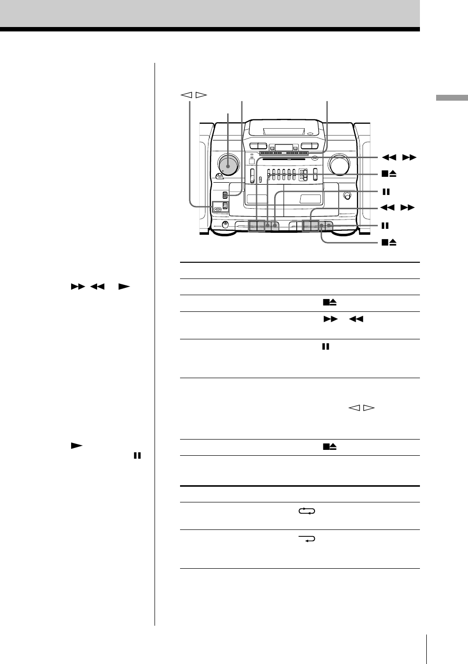 Basic operations 9 | Sony CFD-CD777L User Manual | Page 9 / 32