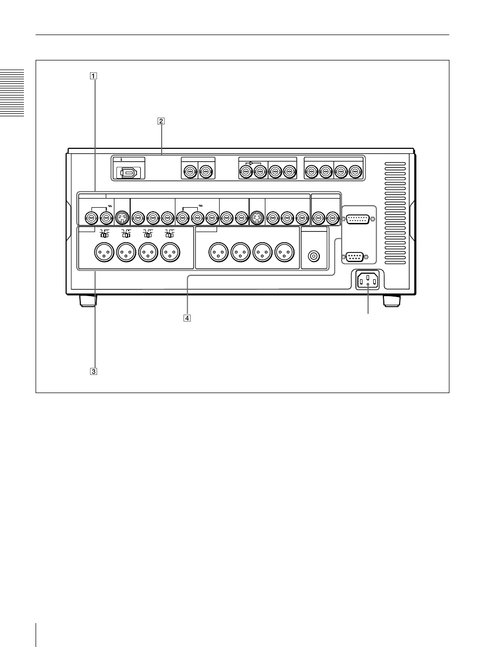 Rear panel | Sony DSR-1800 User Manual | Page 16 / 116