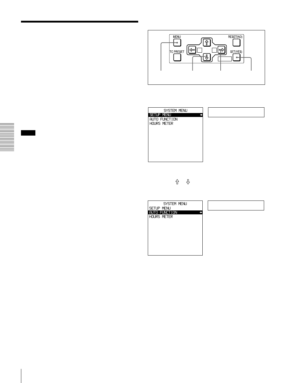 Digitally dubbing signals in dvcam format, Glossary, Setup menu | Auto func | Sony DSR-1800 User Manual | Page 50 / 116