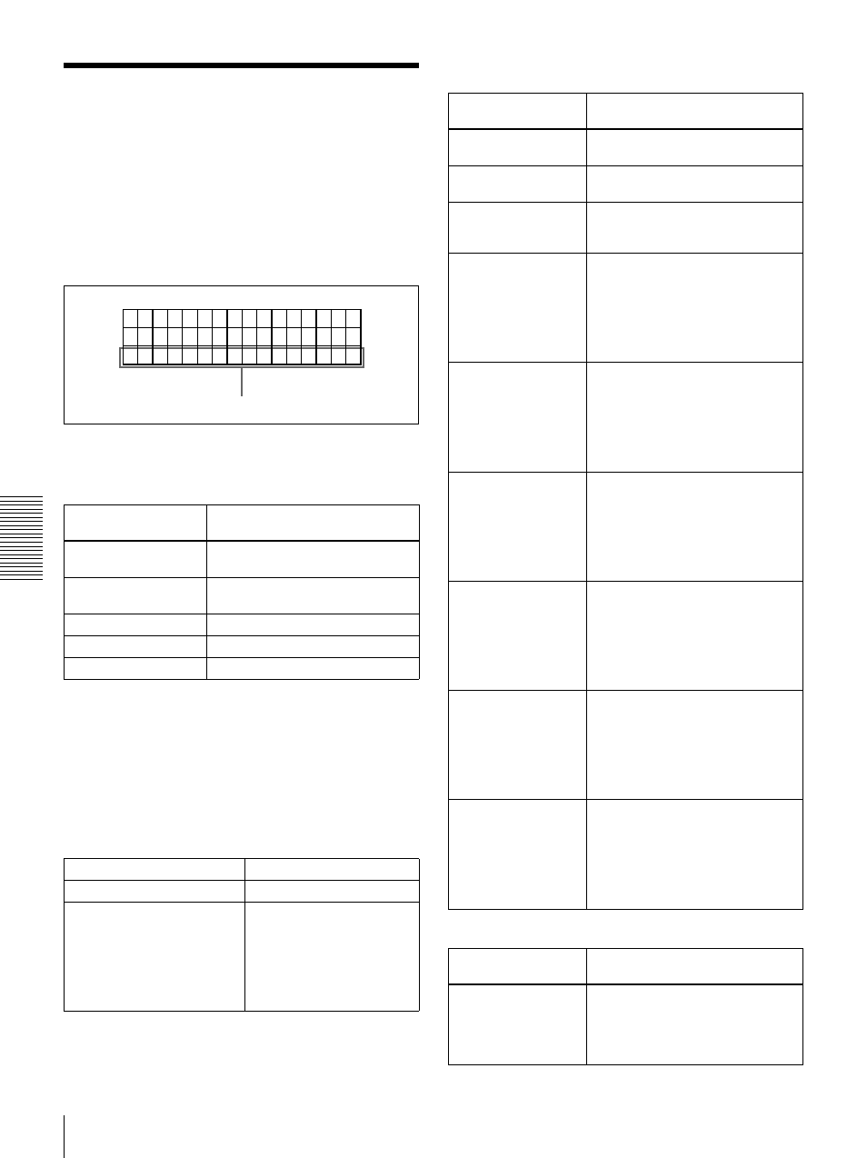 Displaying supplementary status information | Sony DSR-1800 User Manual | Page 74 / 116