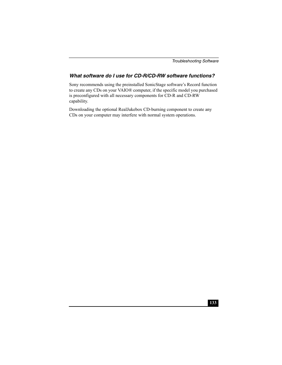 Sony VAIO Viao PictureBook Computer User Manual | Page 133 / 146