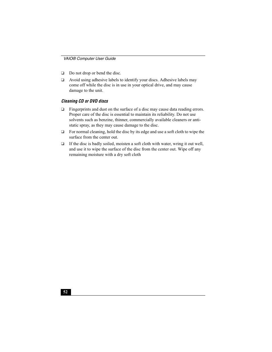 Sony VAIO Viao PictureBook Computer User Manual | Page 52 / 146