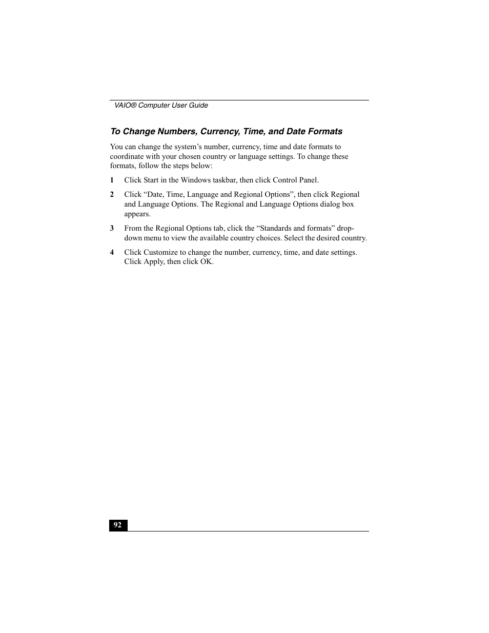 Sony VAIO Viao PictureBook Computer User Manual | Page 92 / 146