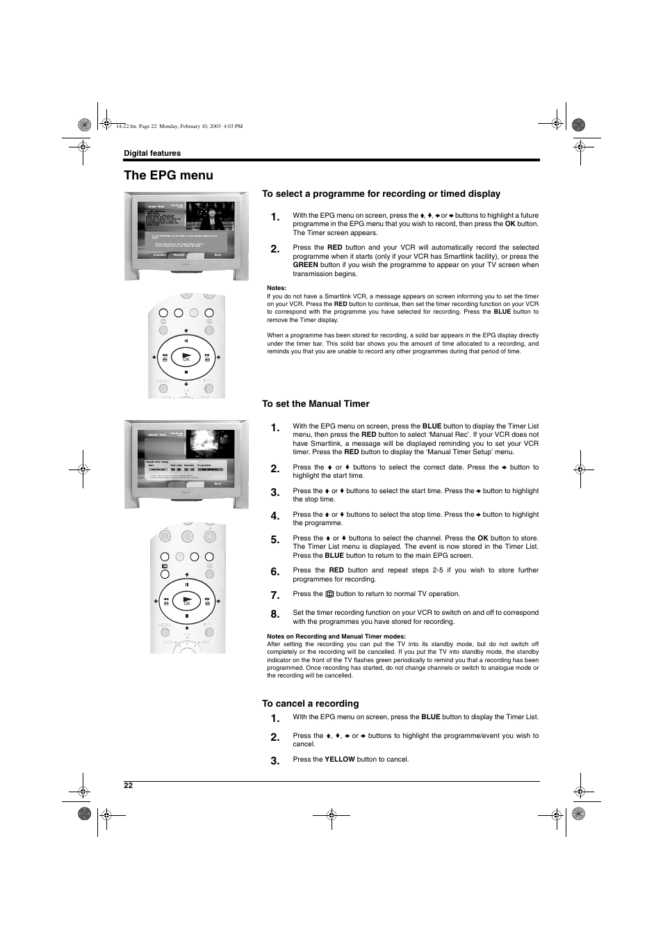 The epg menu | Sony KD-32DX150U User Manual | Page 24 / 40