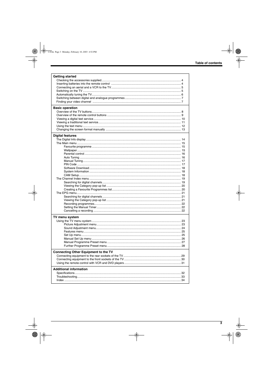 Sony KD-32DX150U User Manual | Page 5 / 40