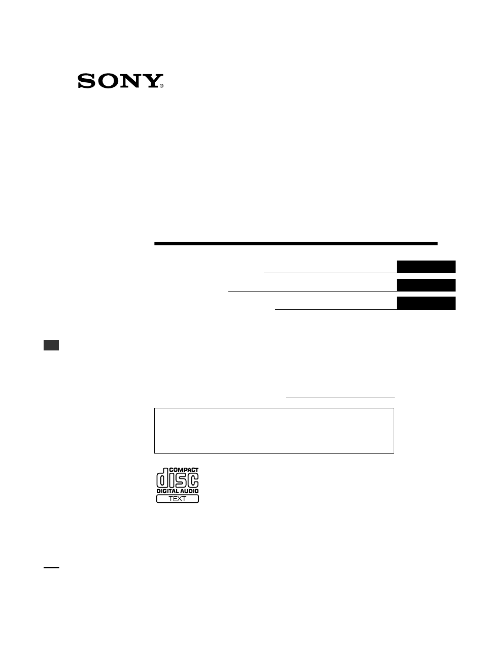 Sony CDX-CA850X User Manual | 92 pages