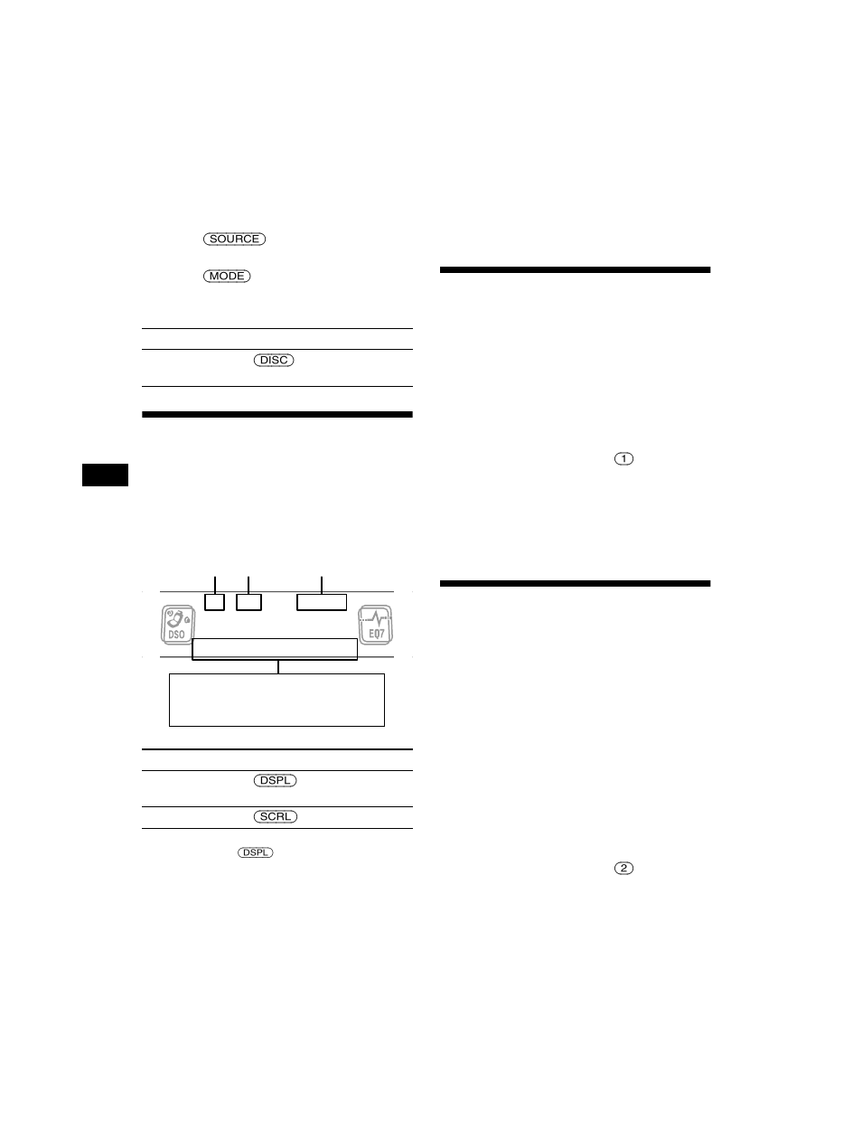 Display items, Playing tracks repeatedly — repeat play, Playing tracks in random order — shuffle play | Display items playing tracks repeatedly, Repeat play, Playing tracks in random order, Shuffle play, Playing tracks repeatedly | Sony CDX-CA850X User Manual | Page 10 / 92