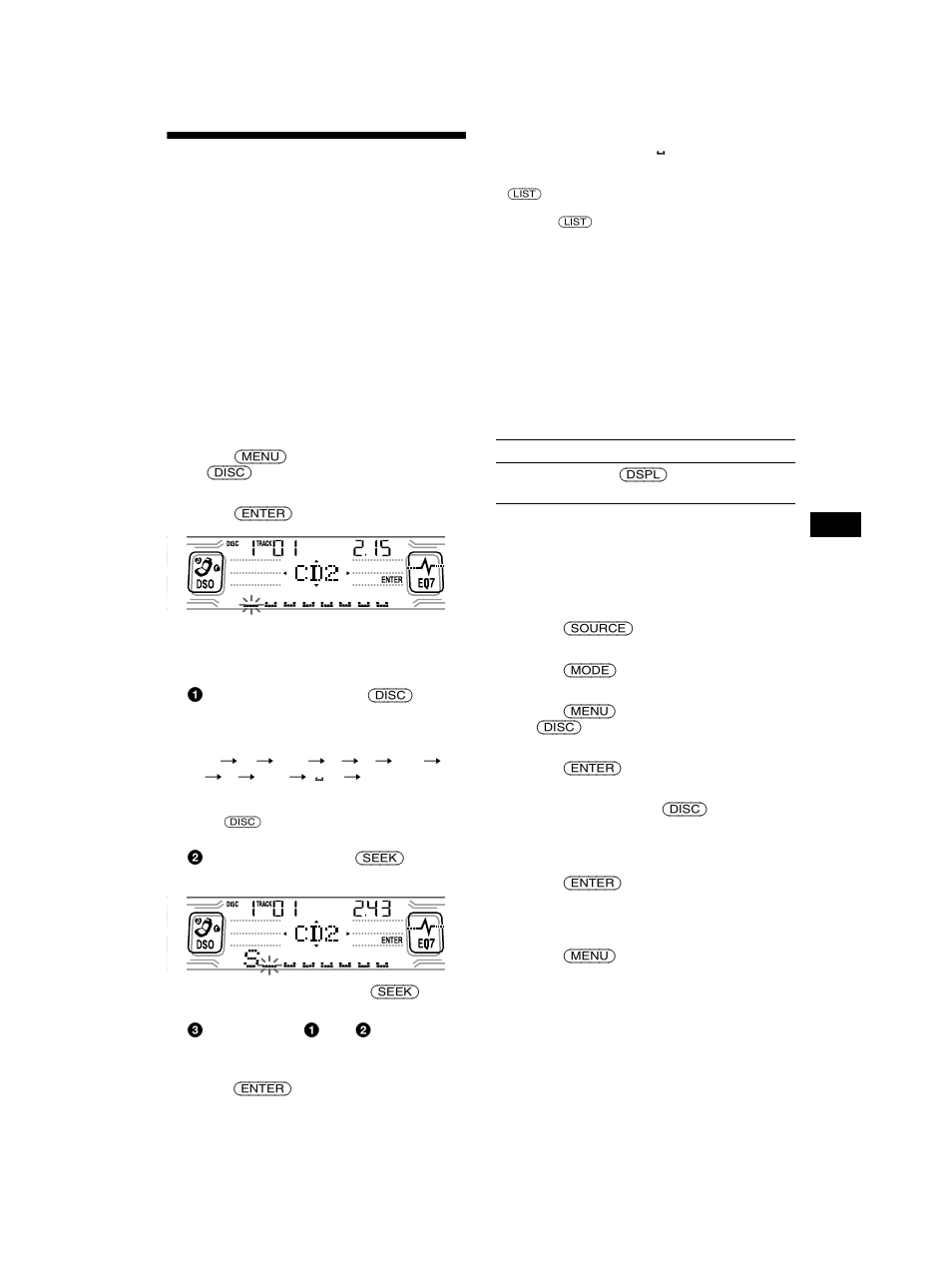 Labeling a cd — disc memo, Labeling a cd, Disc memo | Sony CDX-CA850X User Manual | Page 11 / 92