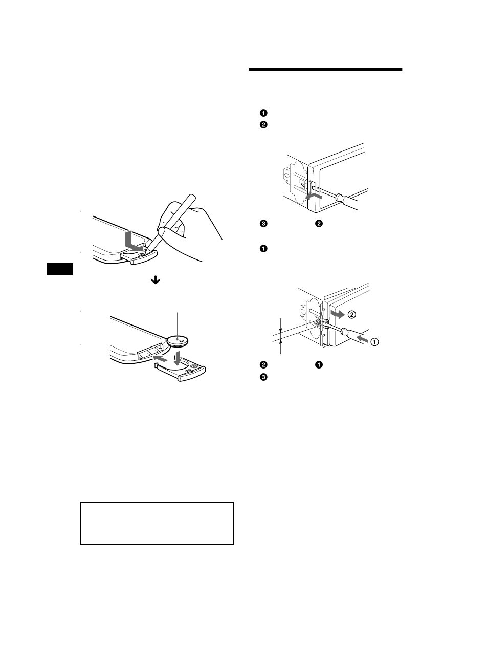 Removing the unit | Sony CDX-CA850X User Manual | Page 26 / 92