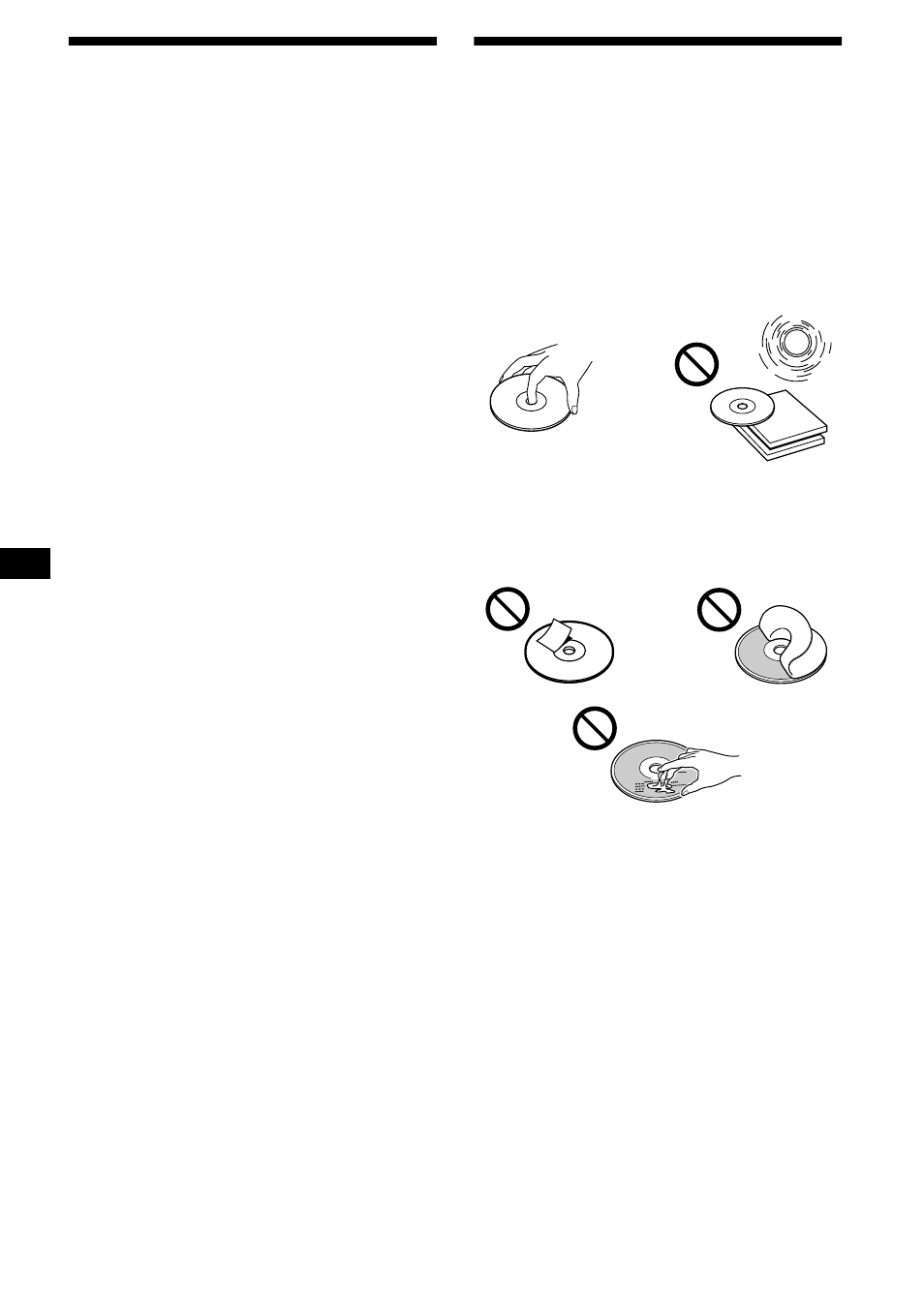 Précautions remarques sur les disques, 6précautions, Remarques sur les disques | Sony CDX-CA850X User Manual | Page 34 / 92