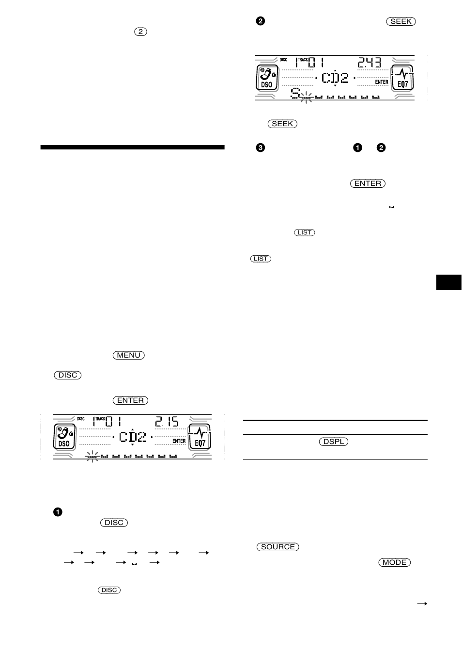 Identification d’un cd, Fonction disc memo | Sony CDX-CA850X User Manual | Page 39 / 92