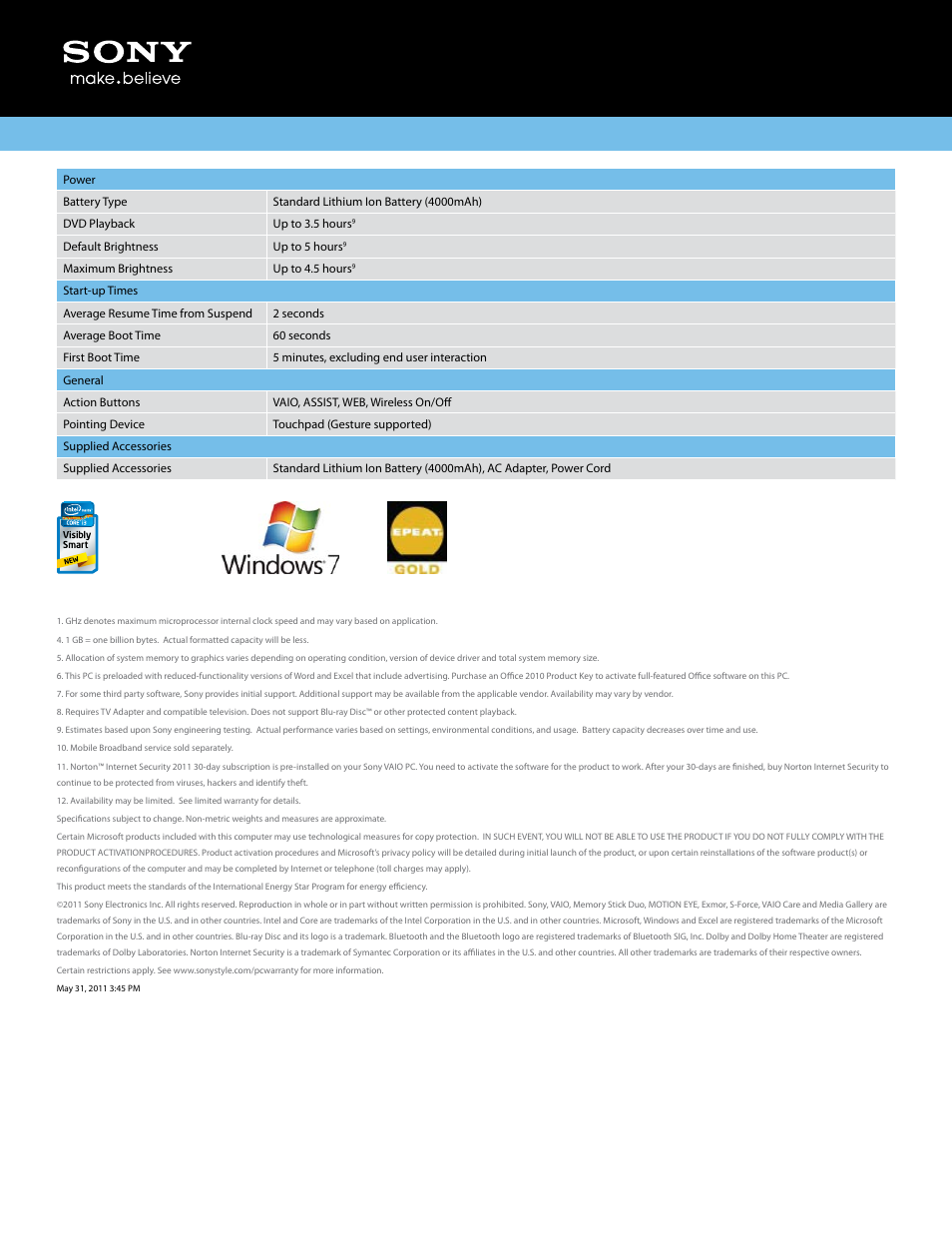 Sony 10.4 User Manual | Page 3 / 3
