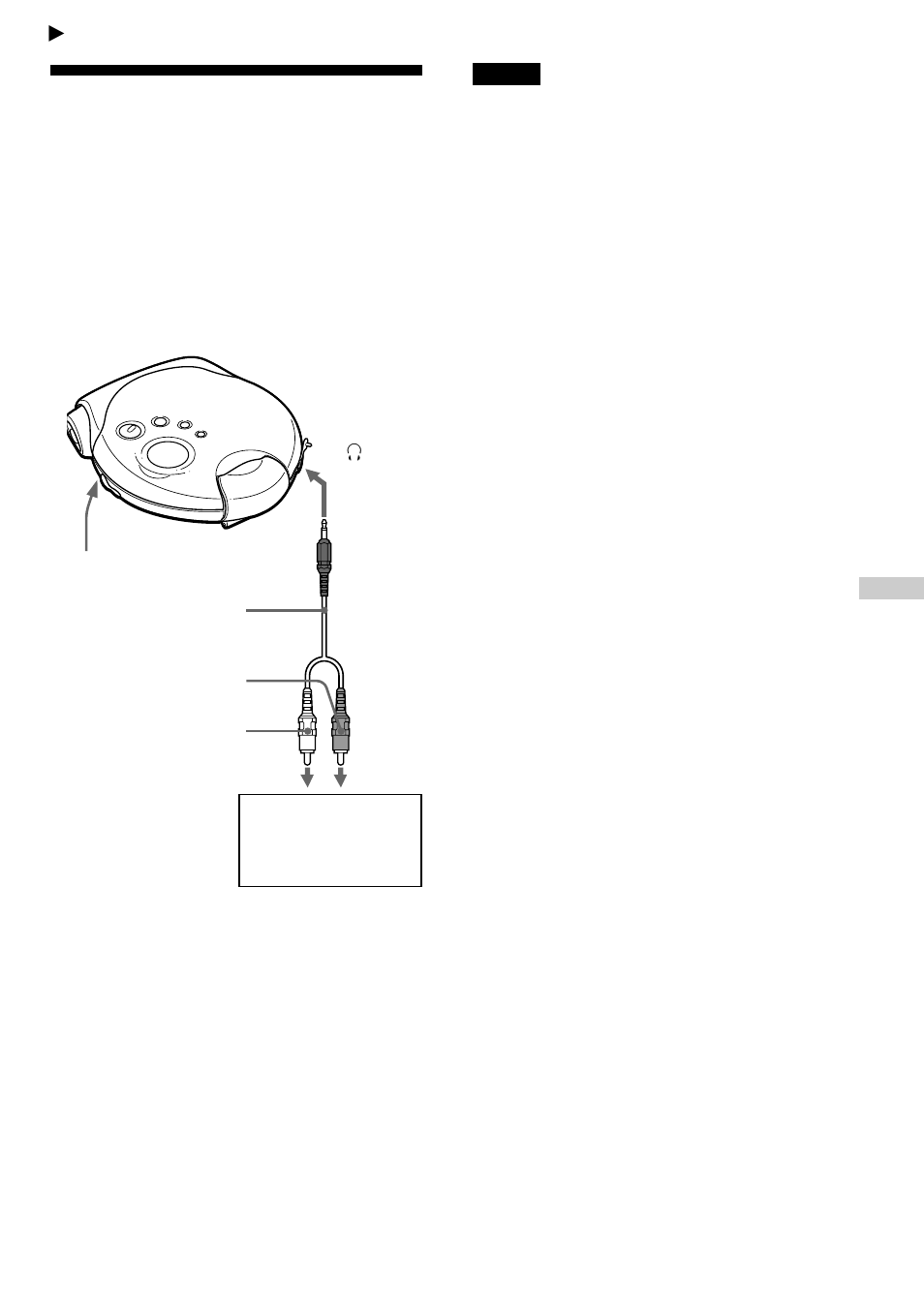 Connecting your cd player, Connecting a stereo system | Sony D-SJ301 User Manual | Page 15 / 24