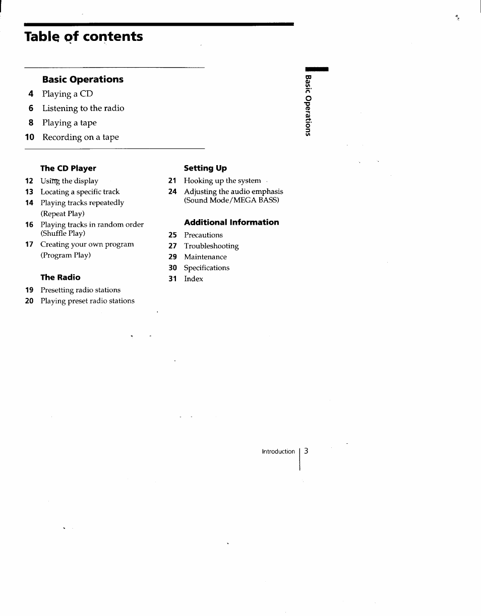 Sony CFD-C646 User Manual | Page 3 / 31