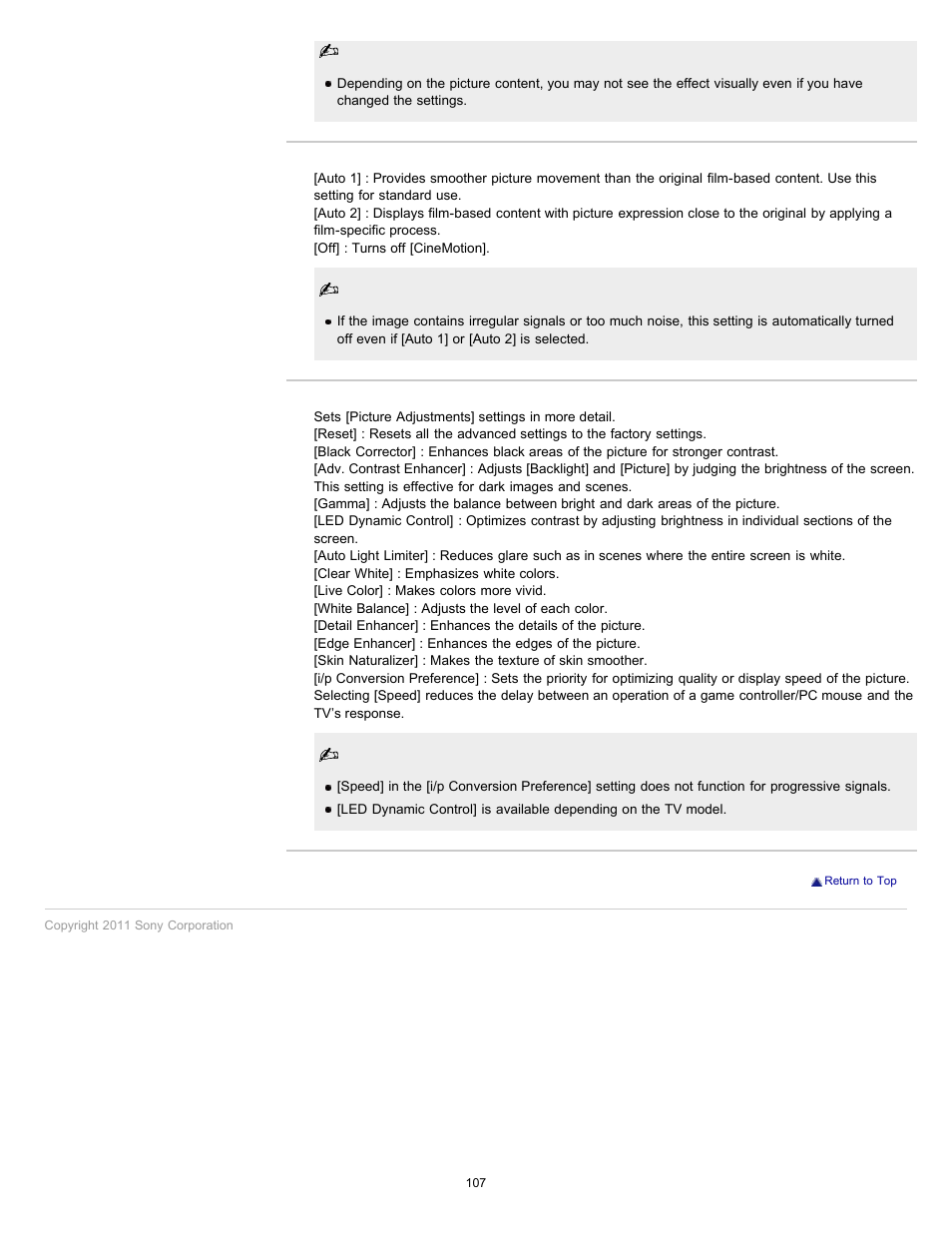 Sony 40EX621 User Manual | Page 107 / 158