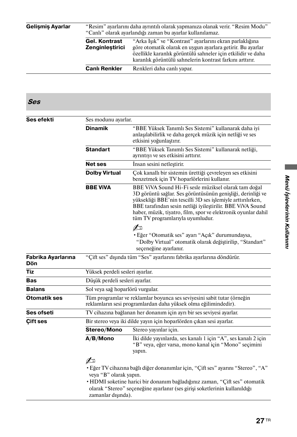 N (sayfa 27) | Sony BRAVIA 3-298-969-61(1) User Manual | Page 65 / 84