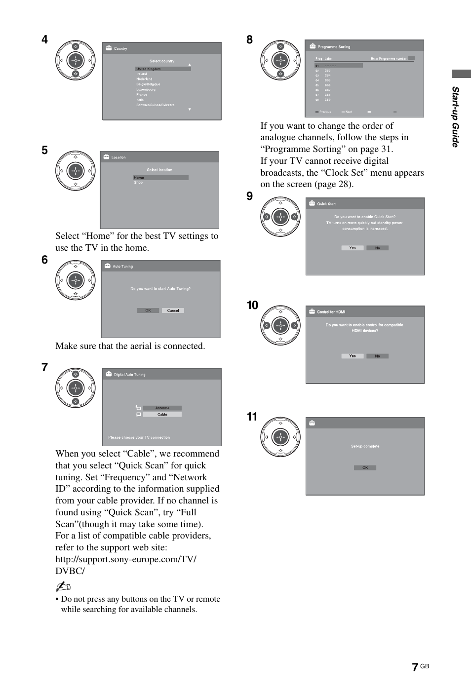 Sony BRAVIA 3-298-969-61(1) User Manual | Page 7 / 84